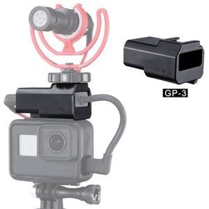 GP-3 Gopro Microfoon Beugel Voor Case Quick Release Adapter Voor Gopro 7/6/5 Gopro Accessoires