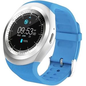 Y1 Smartwatch Bluetooth Smart Horloge GSM SIM Ondersteuning 2G call Bluetooth call voor Apple iPhone Xiaomi Android Telefoons PK DZ09 KW18 S