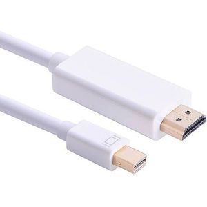 Fsu 6FT 1.8M Thunderbolt Mini Displayport Display Port Dp Naar Hdmi Adapter Kabel Voor Apple Mac Macbook Pro Air mini Dp Naar Hdmi