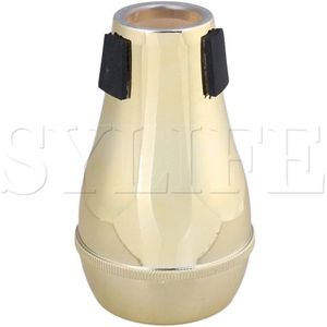 13.2x4.3cm Alto Tenor Trombones Golden Trumpet Straight Mute Silener