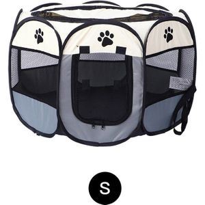 Draagbare Outdoor Hond Kennels Hekken Corral De Perros Voor Honden Opvouwbare Indoor Puppy Katten Huisdier Kooi Achthoek Hek Вольер Для собак