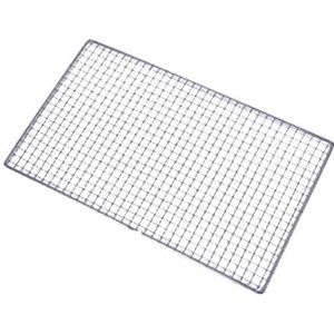 Non-stick Stainless Steel BBQ Grill Mat Barbecue Grilling Pad Churrasco Grill Topper Mesh Net Outdoor Camping Picnics Tools