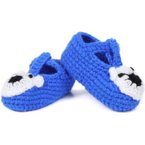 10 Paren/partij Leuke Zachte Baby Jongens Meisjes Cartoon Beer Kleuren Manual Knit Peuter Schoenen Kinderen Crib Schoenen 11 Cm