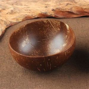 Servies Puur Natuurlijke Milieuvriendelijke Kokosnoot Kom Levert Kokosnoot Kom Gratis Gladde Rubber Ring