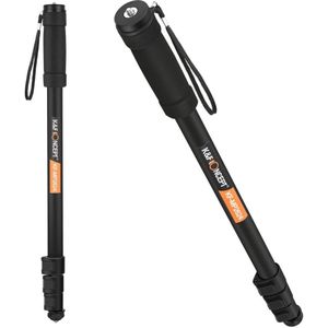 K & F Concept 4-Sectie 67 "/171Cm Compact Draagbare Reizen Dslr Monopod Stand Stok Aluminium legering Voor Slr Camera Canon Nikon Sony