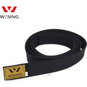 Wesing 100% Katoen Zwart Taekwondo Zwarte Riem Professionele Tae Kwon Riem voor Training Concurrentie in alle size