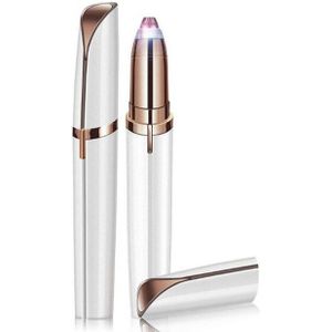 1Pc Wenkbrauw Epilator Elektrische Wenkbrauw Scheermes Draagbare Facial Hair Remover Staal Pijnloos Wenkbrauw Trimmer Mini Shaper Schoonheid
