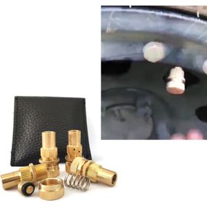 4 Stuks Auto Legering Band Overdrukventiel-Deflators Ontluchter-Set Deflators Voor Offroad Voertuigen Air down Tool