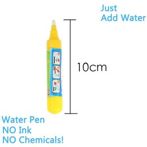 2 soorten Water Tekentafel Kids Leren Schilderen Schrijven Mat Magical Mat met 1 Pcs Magische Pen Doodling Speelgoed 29*29 cm>