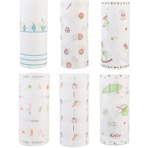 1 Roll Xmas Gedrukt Keuken Olie Adsorberen Papier Tissue Wegwerp Gerechten Schoonmaken Handdoek Stofdoek Doek Kerst Keuken Gadgets