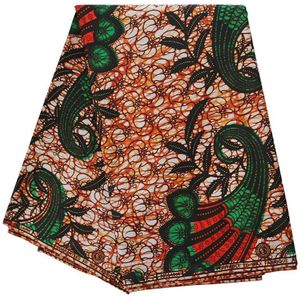 Afrika Ankara Prints Batik Tissu Stof Echte Doek Wax 100% Katoen Beste Hoge Koninklijke Wax Africain Voor Jurk 6 Yards