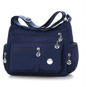 Geestock Mode Vrouwen Schouder Messenger Bags Voor Nylon Waterdichte Grote Capaciteit Lichtgewicht Casual Travel Crossbody Bag