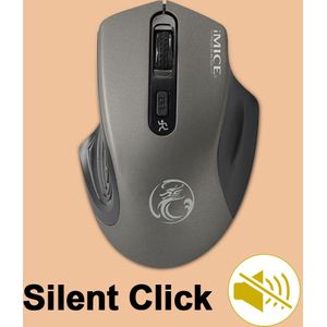 Draadloze Muis Computer Ergonomische Mause 2.4G Optische Stille Pc Muizen Mini 4 Knoppen 2000Dpi Geruisloze Usb Muis Voor laptop Pc Mac