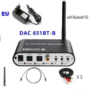 Hdmi-Compatibel Arc 5.1CH Audio Decoder Bluetooth-Compatibel 5.0 Reciever Dac Optische Coaxiale U Spelen Om 5.1ch Dac converter Dac
