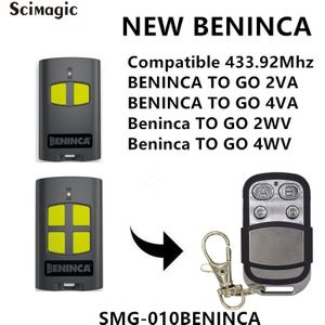 Beninca OM. GO2VA/AAN. GO4VA/AAN. GO2WV/AAN. GO4WV 433mhz afstandsbediening Geavanceerde rolling code garage commando