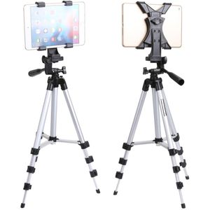 Universele Tablet Stand Statief Met 1/4 ""Schroef Tablet Clamp Houder Voor Ipad 2 3 4 Mini Air Pro tablet Camera Statief