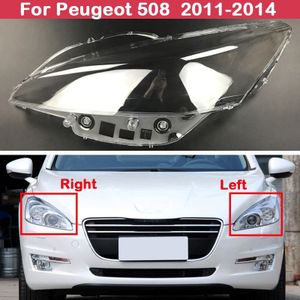 Koplamp Lamp Cover Lampenkap Koplamp Voor Peugeot 508 Auto Bright Head Light Schaduw Shell Caps