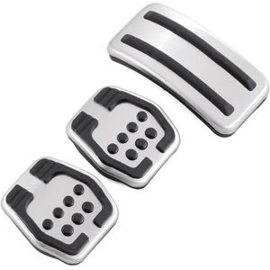 Auto-Styling, roestvrij Car Pedal Pads Cover Mt Fit Voor Ford Focus 2 MK2 Focus 3 Focus 4 MK4 Rs St (lhd) auto Accessoires