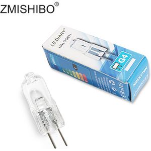 ZMISHIBO 40PCS G4 Halogeenlamp Dimbare AC/DC 12V 10 W/20 W/35 W clear JC Type Wolfraam Voor Kroonluchter Lamp Warm Wit 2700 K-2800 K