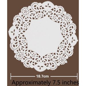leuke kanten plastic placemat van hd collection blauw met bollen | Jan&Juup