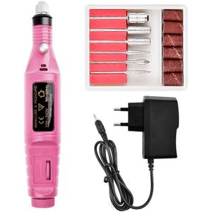 Elektrische Nail Boor Machine Manicure Pedicure Bestanden Gereedschap Kit &amp; Accessoire Nail Polijstmachine Slijpen Beglazing Machine Voor Gel Polish