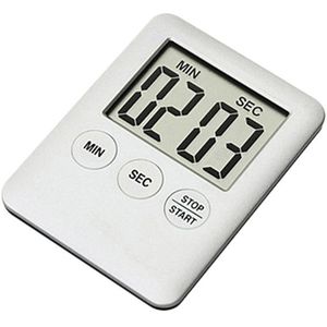 7 Kleuren Super Dunne LCD Digitale Scherm Kookwekker Vierkante Koken Tellen Countdown Alarm Magneet Klok Elektronische timer