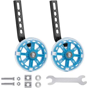 Kinderen Fiets Extra Wiel Flash Mute Training Wielen Fiets Stabilisator Gemonteerd Kit Balans Extra Wiel Voor Fiets Deel