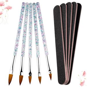 10Pcs Gereedschap Nail Brush Pen Nail Schilderen Pennen Nail Art Pen Brush Nail Borstels Nail Art Pen Nail Pen voor Nail Dame Thuis