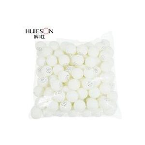 Huieson 100 Pcs 1-Ster Abs Plastic Poly Tafeltennis Ballen Milieu Ping Pong Ballen Tafel Training Ballen S40 + 2 Kleuren