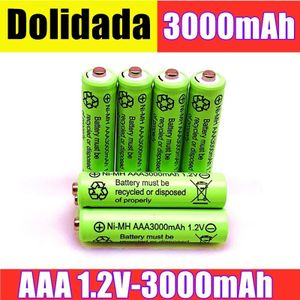 100 Stuks 100% Originele Aaa 3000Mah 1.2V Oplaadbare Batterij Aaa 3000Mah Ni-Mh Oplaadbare 1.2V 2A batterij