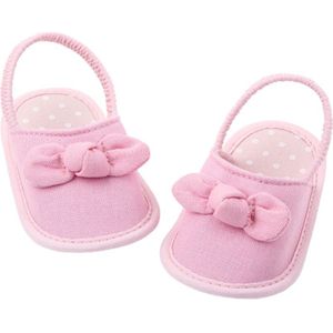 Pudcoco Cute Kids Baby Sandalen Prewalker Effen Kleur Anti-Slip Sandalen Baby Voor Meisjes Jongens Wit/Roze/denim Blauw