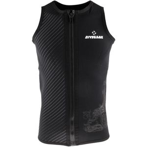 Mens Wetsuits Top Premium Neopreen 3 Mm Wetsuit Vest Voor Duiken Surfen Snorkelen Zwart