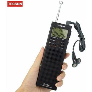 Tecsun PL-360 Pl 360 PL360 Digitale Radio Am Fm Sw Mw Lw Pocket Recorder Kortegolf Pll Dsp Etm Sw Mw lw Ontvanger Radio