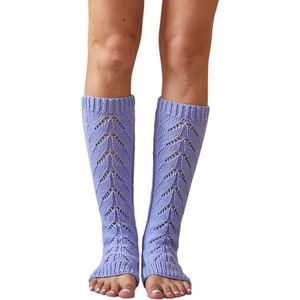 Vrouw Sokken Gebreide Meisjes Casual Sokken Roze Grijs Thickless Knie Effen Sokken Stocking Vrouwen Winter Warm Breien Sokken Herfst