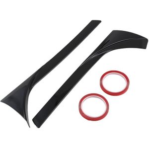 Auto Achterruit Spoiler Side Wing Splitter Trim Voor Tiguan MK2 Gloss Black