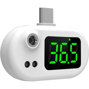Infrarood Voice Alarm Hoge Precisie Automatische Elektronische Thermometer Thermometer Thermometer Type-C Mobiele Telefoon Thermometer
