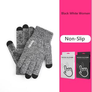 Mannen Handschoenen Mode Vrouwen Touchscreen Gebreide Handschoenen Dikker Warme Winter Volledige Vinger Handschoenen Wanten