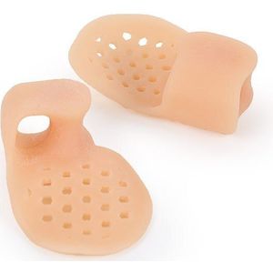 1 Paar Resuable Silicone Voet Vinger Teen Separator Kleine Teen Duim Valgus Beschermer Bunion Regelaar Guard Voetverzorging Gereedschap
