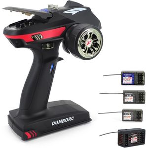 Dumborc X6A 2.4G 6CH Super Reactie Radio System Zender Met X6F/X6FG/X6DC Ontvanger Voor Rc Auto boot Tank Water Skateboard