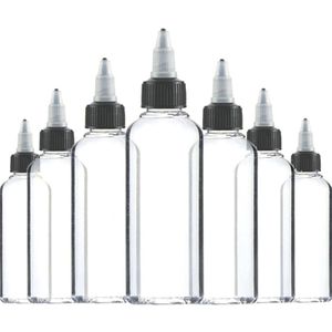 30Pcs 30 Ml 50 Ml 60 Ml 100 Ml 120 Ml Eenhoorn Fles Twist Cap Pet Plastic E Vloeibare fles Met Twist Off Caps Dropper Flessen