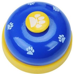 Huisdier Call Bell Hond Bal-Vorm Poten Gedrukt Maaltijd Voeden Educatief Speelgoed Puppy Interactieve Training Tool Supply 6 Kleuren