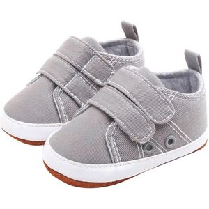 0-18M Baby Jongens Meisjes Canvas Schoenen Anti-Slip Zool Casual Sneakers Peuter Zuigeling Eerste Wandelaars