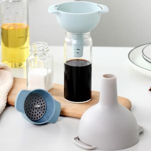 Plastic Trechter Potten Pannen Kommen Potten Keuken Gadget Tool 3 Pcs Plastic Trechter Kleine Medium Vloeibare Olie Grote Verscheidenheid Keuken set