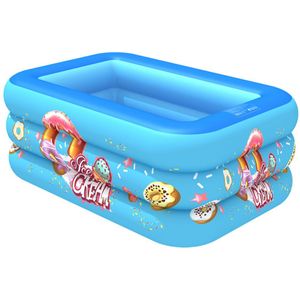 Kids Volwassenen Zomer Herbruikbare Slijtvast Indoor Outdoor Water Sport Draagbare Pvc Rechthoek Thuis Baby Opblaasbaar Zwembad