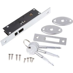 Duurzaam Aluminium Schuifdeur Haak Lock Cross-Vormige Sleutel Bolt Sloten Voor Ingelijste Glazen Deur U4LB