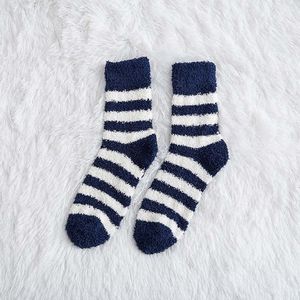 Winter Vrouwen Sokken Producten Warm Soft Coral Fleece Buis Sokken Slaap Thicken Elastische Pluche Thuis Vloer Sokken