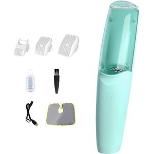 2022 Elektrische Baby Tondeuse Stil Trimmer Automatische Zuig IPX7 Waterdicht Met Haircut Cape 3 Opzetkammen