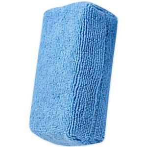 1 Pcs Blue Microfiber Auto Wassen Spons Auto Poetsdoeken Auto Wax Polijsten Pad Auto Detaillering Auto Accessries 12*8Cm