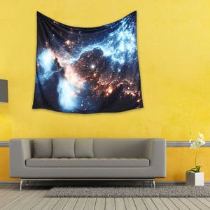 150X130CM Universe Star Stijl Muur Opknoping Comfy Tapestry Psychedelische Art Gooi Deken Mat Strand Handdoek Sprei Home Decor
