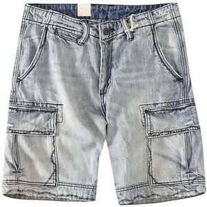 Japanse Harajuku Vintage Ripped Multi Pockets Denim Cargo Shorts Voor Mannen Urban Jongens Streetwear Verontruste Cargo Jean Shorts